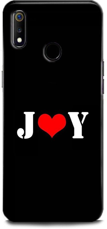 Afterglow Back Cover for Realme 3 Pro J Y, J LOVES Y, NAME, LETTER, ALPHABET, JY LOVE, HART  (Multicolor, Shock Proof, Pack of: 1)