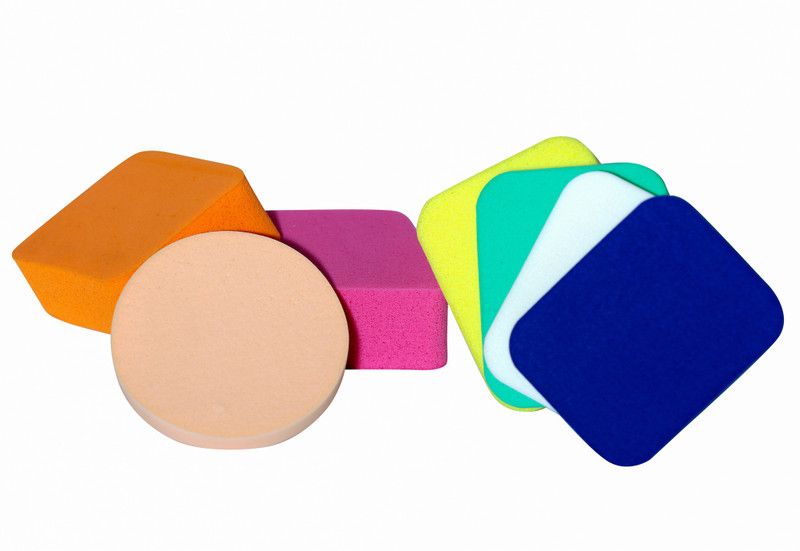 pink shimmer Cosmetic Beauty Blender Puff  (Multicolor)