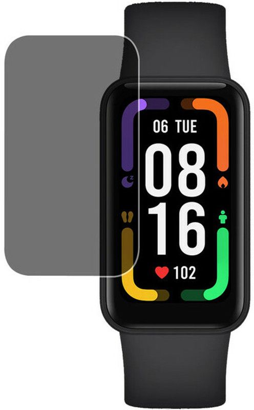 YCHROZE Edge To Edge Tempered Glass for Redmi Smart Band Pro  (Pack of 1)