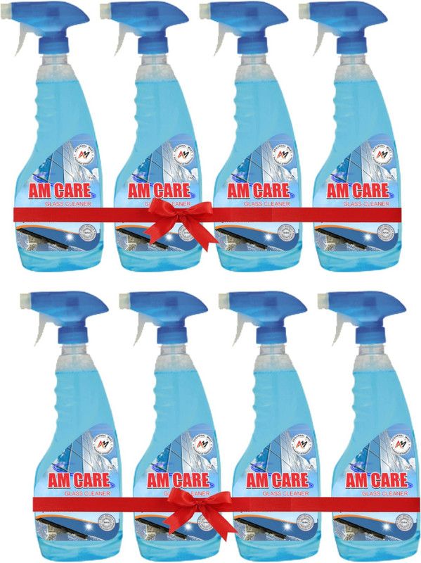 AM CARE Glass Cleaner 500ml 8pcs Set  (8 x 0.5 L)