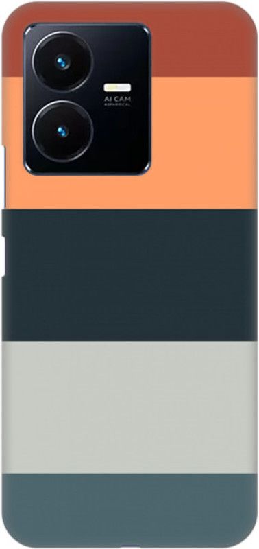 iCopertina Back Cover for Vivo Y22  (Multicolor, Matte Finish, Pack of: 1)