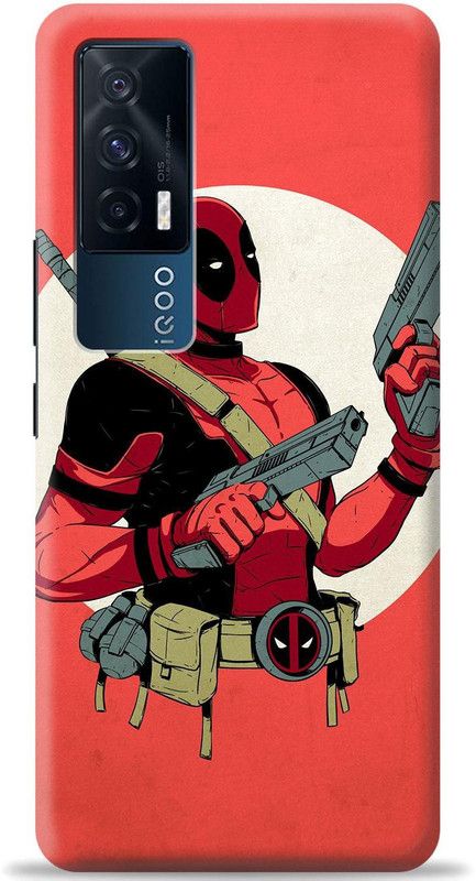 Crafter Back Cover for IQOO 7 5G  (Red, Shock Proof, Pack of: 1)