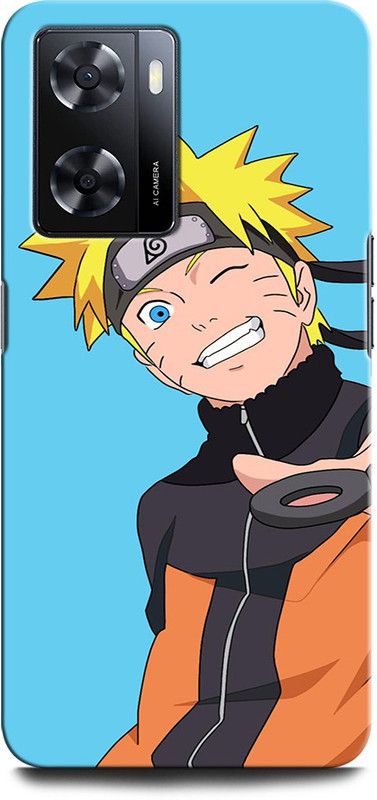 GRAFIQE Back Cover for OPPO A57 New NARUTO, ANIME, NEON, GOKU  (Multicolor, Shock Proof, Pack of: 1)