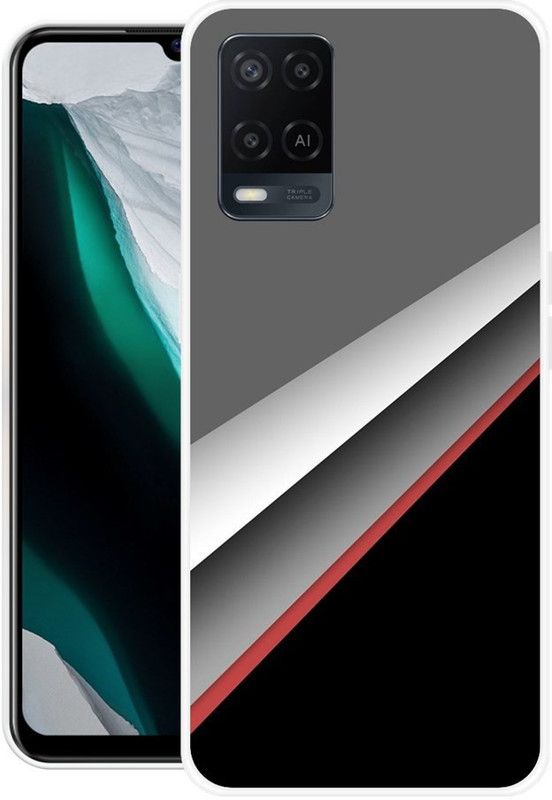 Krtagy Back Cover for Oppo A54  (Multicolor, Silicon, Pack of: 1)
