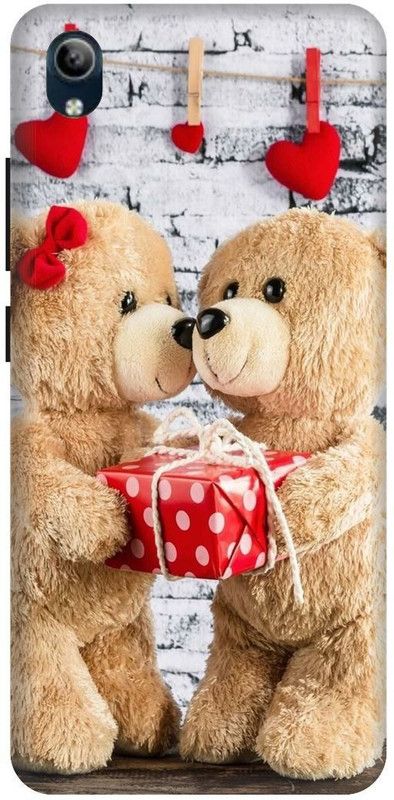 PHONE WALEY.COM Back Cover for VIVO Y91i , VIVO 1820 ,teddy bear, teddy ,Printed Back cover  (Brown, Hard Case, Pack of: 1)