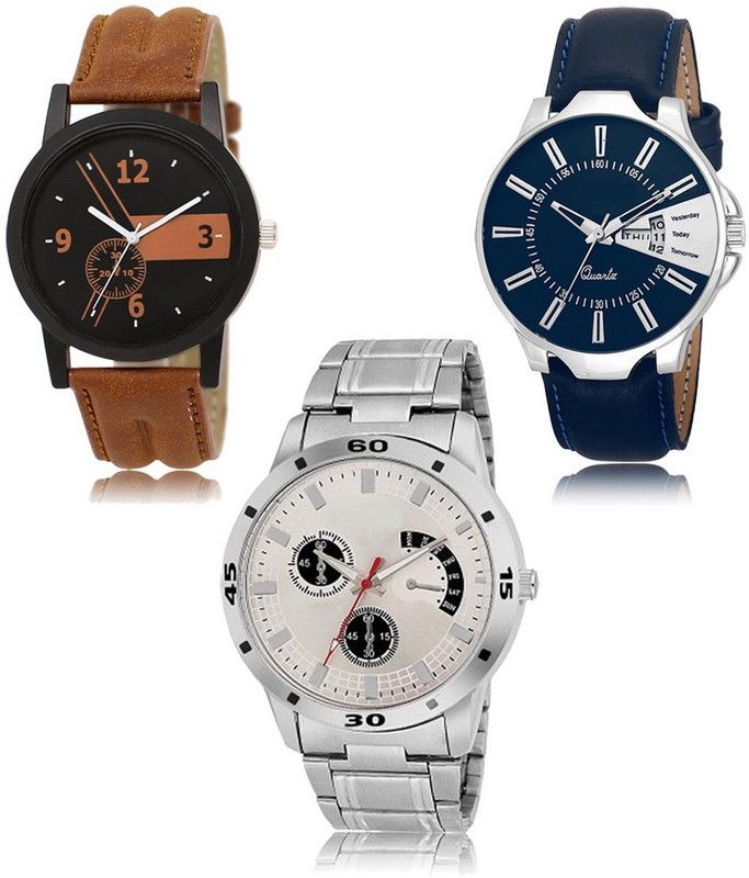 New latest Designer Combo of 3 Analog Watch - For Men LR-01-23-101