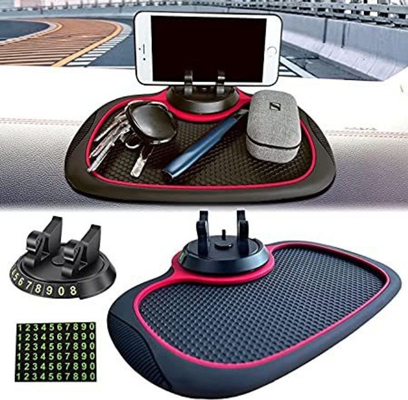 Just Right Enterprises Car Mobile Holder for Anti-slip  (Black)
