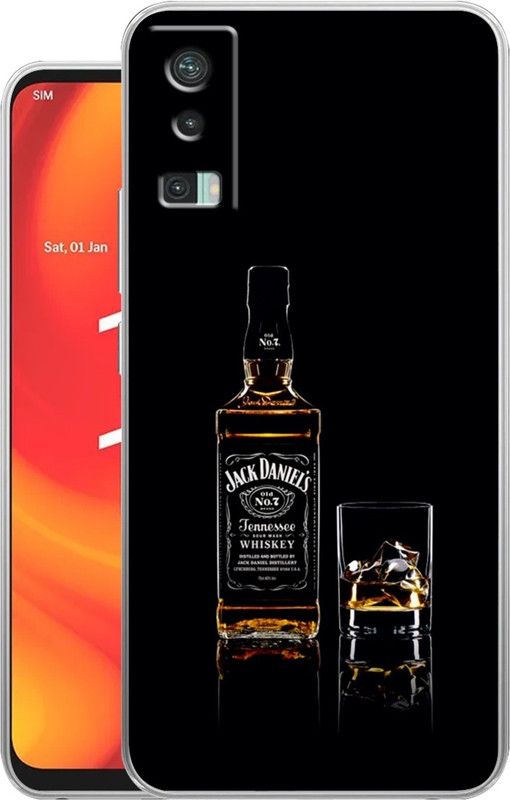 Selfless Back Cover for Lava Blaze Pro  (Black, Brown, Silicon, Pack of: 1)