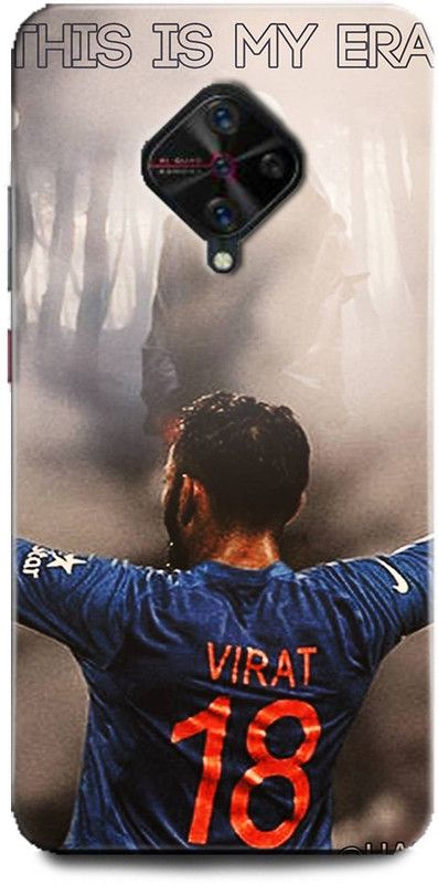 INDICRAFT Back Cover for Vivo S1 Pro / Vivo 1920 VIRAT KOHLI, INDIA, CRICKETER, SPORTS  (Multicolor, Hard Case, Pack of: 1)