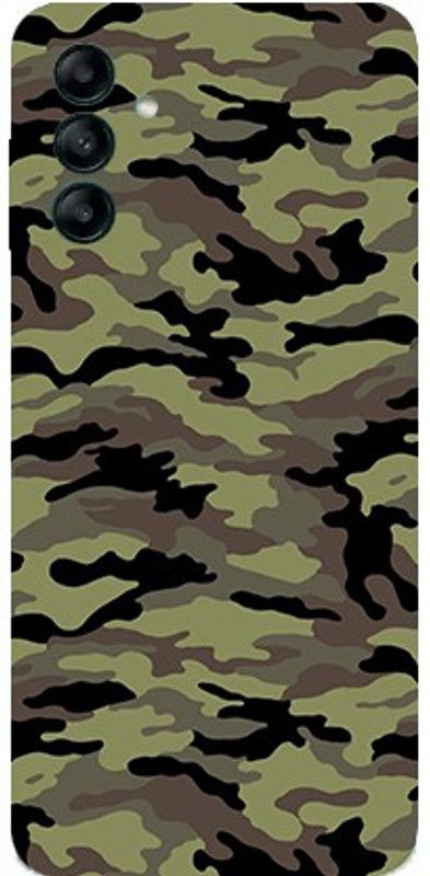BugguSkin SAMSUNG Galaxy A04s, samsung galaxy a04s Mobile Skin  (Ultra Super Camouflage Military Green With High Matte Finish.)