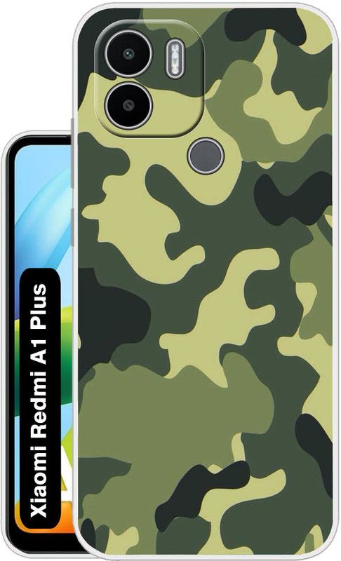 Case Club Back Cover for REDMI A1+, Redmi A1 Plus  (Khaki, Grip Case, Silicon, Pack of: 1)