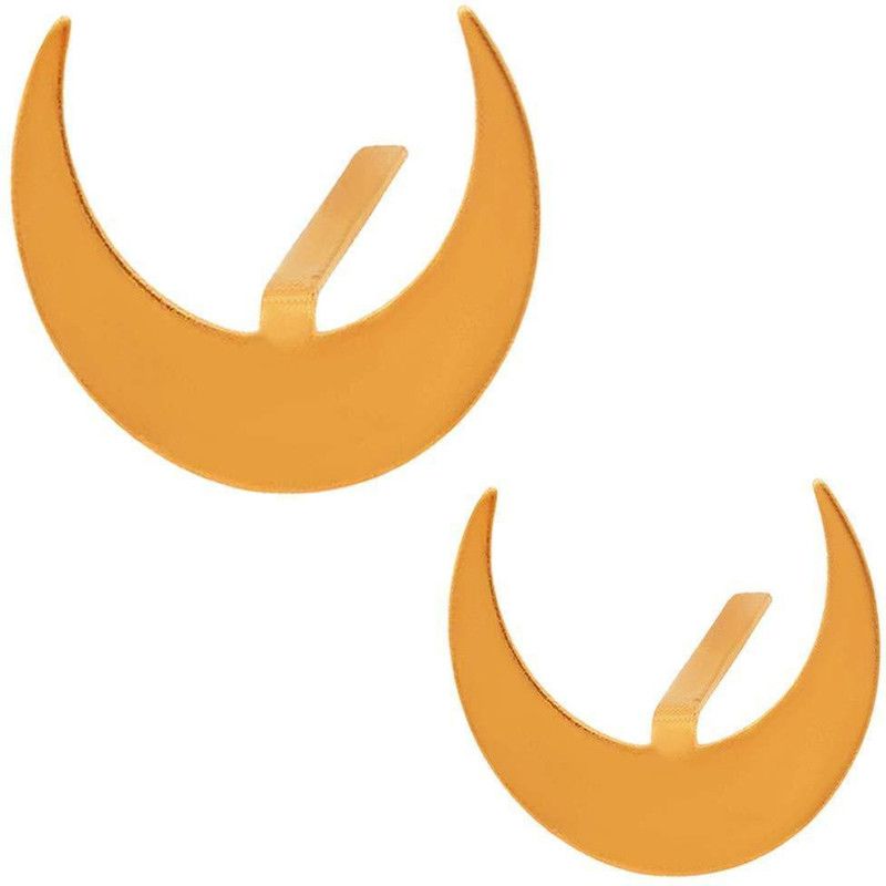 morir Copper Big and Small Size Crescent Shaped Chatrapati Shivaji Maratha Chandrakor Teeka Tilak Applicator (Pack of 2) Deity Ornament  (Copper Big and Small Size Crescent Shaped Chatrapati Shivaji Maratha(Pack of 2))