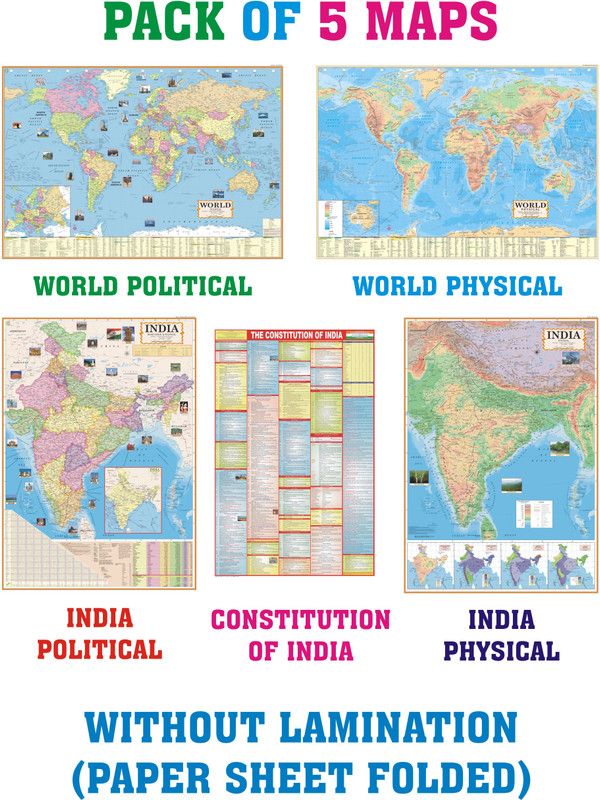5 Map(M2) Paper Print  (40 inch X 28 inch)