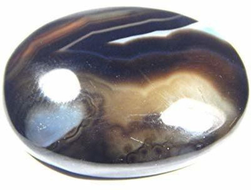 hoseki Natural Beautiful Sulemani Stone Akik Stone 50.1cts stone Regular Oval Crystal Stone  (Multicolor 1 Pieces)