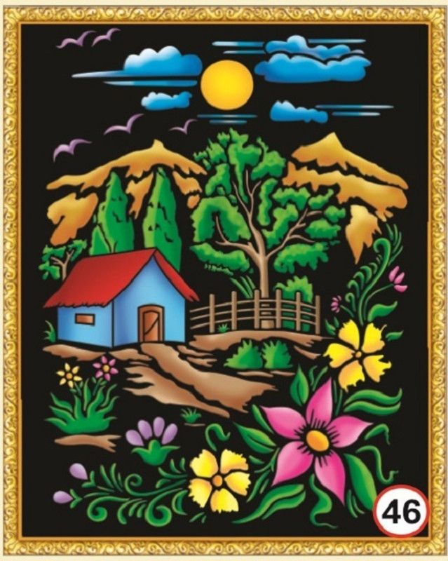 rawzone Emboss Cloth Painting Premium Kit Design - 46