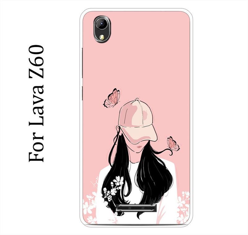mitzvah Back Cover for Lava Z60  (Multicolor, Grip Case, Silicon, Pack of: 1)