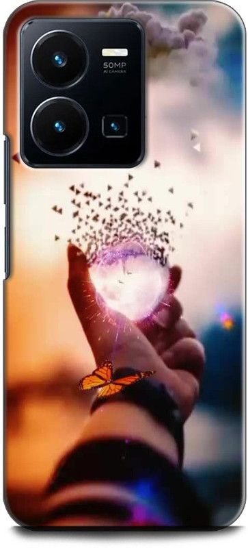 WallCraft Back Cover for Vivo Y35, V2205 NATURE, COLORFULL NATURE, BEAUTIFUL NATURE, HART  (Multicolor, Dual Protection, Pack of: 1)