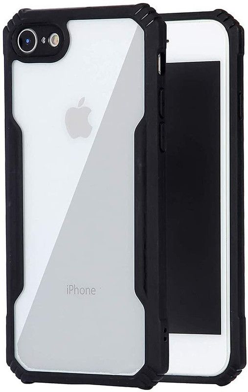 Sendrata Back Cover for iPhone 8/7 / SE/SE 2  (Black, Pack of: 1)