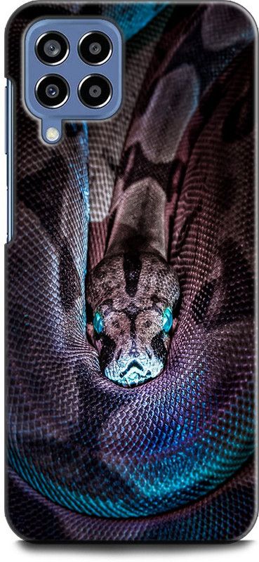 WallCraft Back Cover for SAMSUNG Galaxy M53 5G SNAKE, BROWN BLACK, SCARY  (Multicolor, Dual Protection, Pack of: 1)