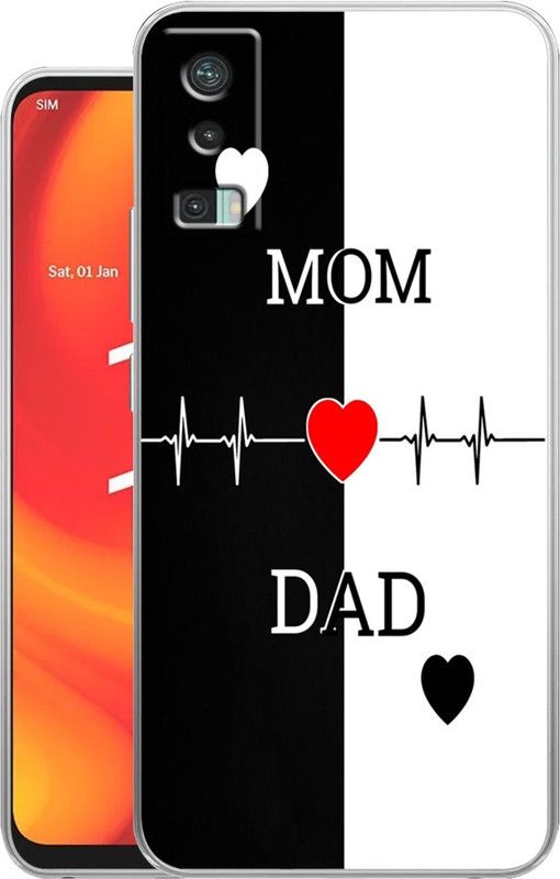 Selfless Back Cover for Lava Blaze Pro  (Black, White, Dual Protection, Silicon, Pack of: 1)