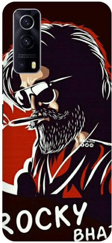 THE NARAYANA COLLECTIONS Back Cover for IQOO Z3- V2073A-YASH,KGF,ROCKY,BEARD,SOUTH,HERO  (Multicolor, Hard Case, Pack of: 1)