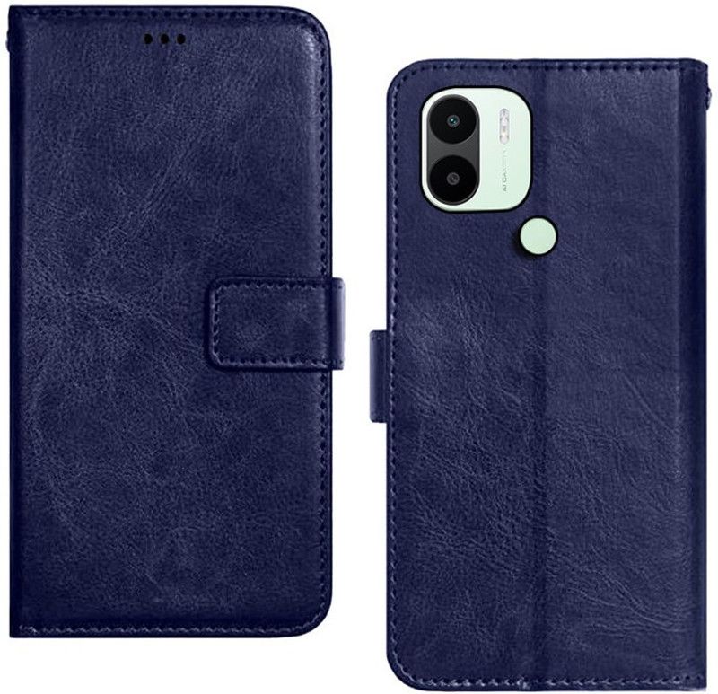 Styleford Flip Cover for Redmi A1+  (Blue, Dual Protection, Pack of: 1)
