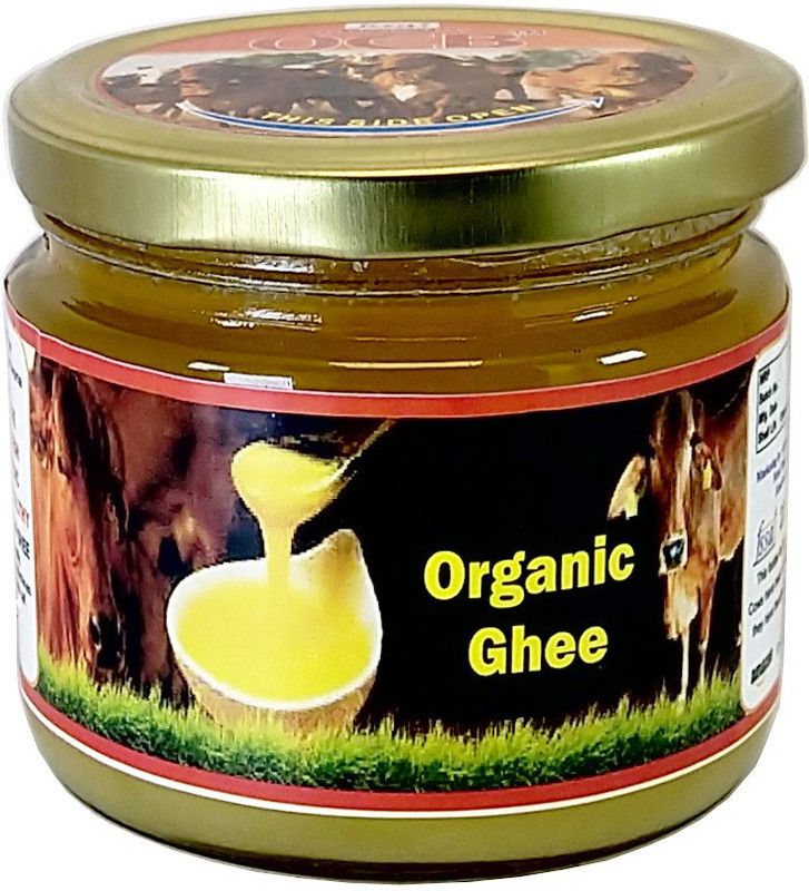 OCB Organic Ghee Helps To Improve Digestion, Ample Vitamins, Boost Vitamin, Ghee 250 g Glass Bottle