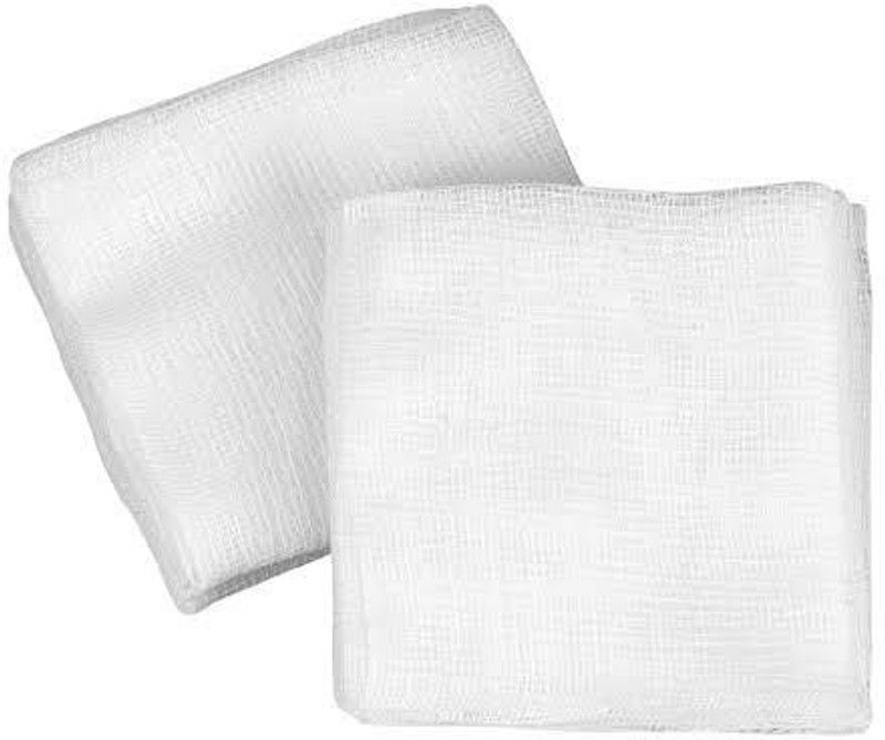 LIFEMED Sterile Gauze Swabs for Dressing Gauze Bandage Size- 10cm X 10cm - 40pc Sterile Gauge Roll  (10 cm 10 cm 40 Rolls)