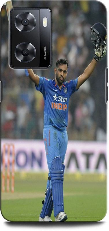 GRAFIQE Back Cover for OPPO A57 New ROHIT SHARMA, INDIA, CRICKET, INDIAN CRICKET BATSMAN  (Multicolor, Shock Proof, Pack of: 1)