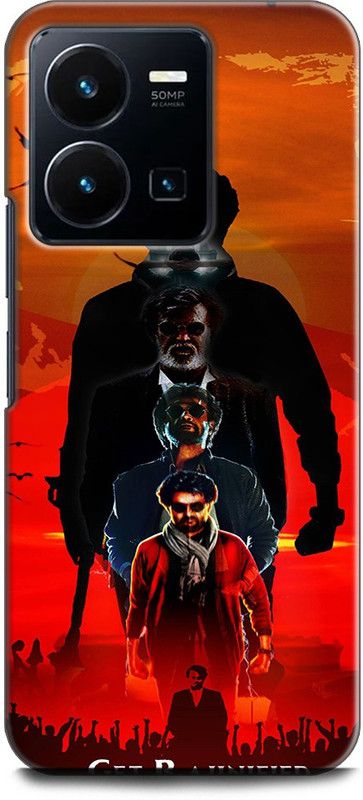 WallCraft Back Cover for Vivo Y35, V2205 RAJINIKANTH, TAMIL ACTOR, STYLISH STAR, SOUTH STAR  (Multicolor, Dual Protection, Pack of: 1)