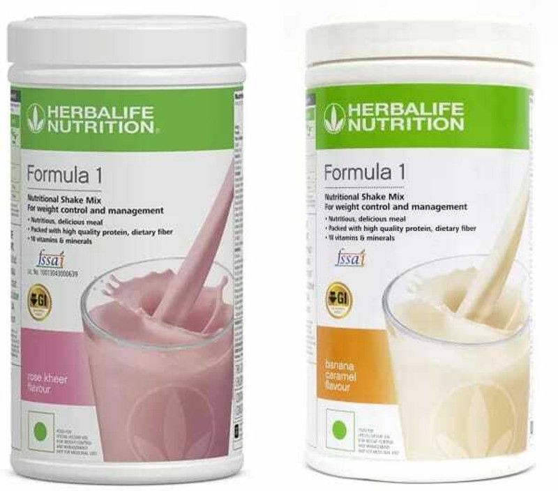 HERBALIFE F1 SHAKE ROSE KHEER, BANANA PACK OF 2 Protein Shake  (1000 g, F1 SHAKE ROSE KHEER, BANANA PACK OF 2)