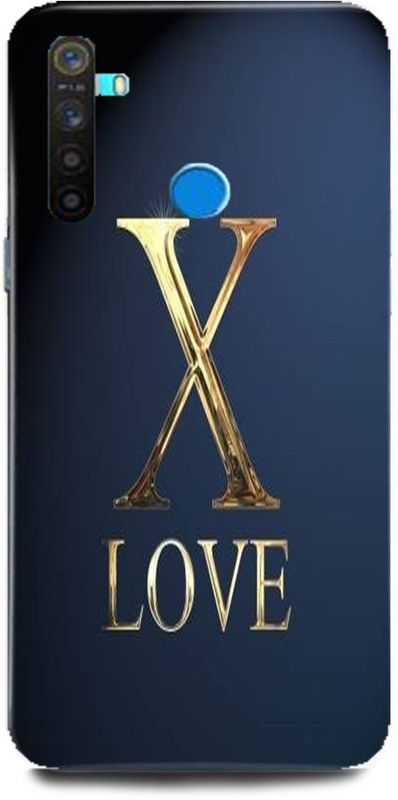 MP ARIES MOBILE COVER Back Cover for Realme 5i, RMX2030,X,letter,X,alphabet,X,love,X,name  (Multicolor, Hard Case, Pack of: 1)