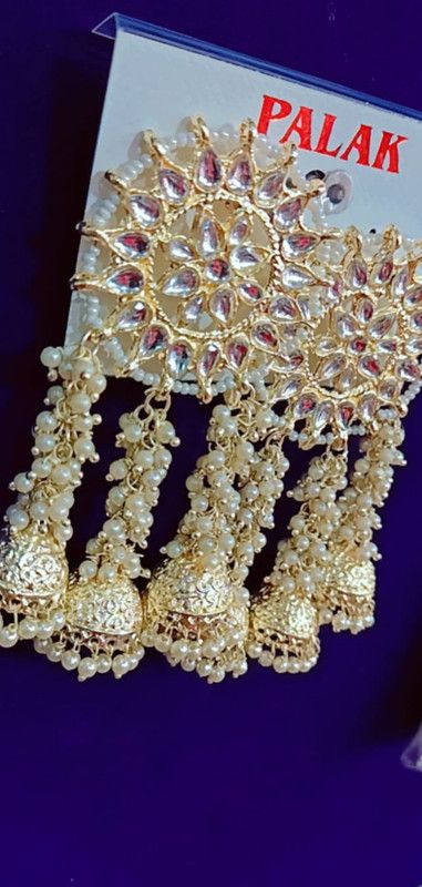 EARING_00 Crystal Metal Earring Set