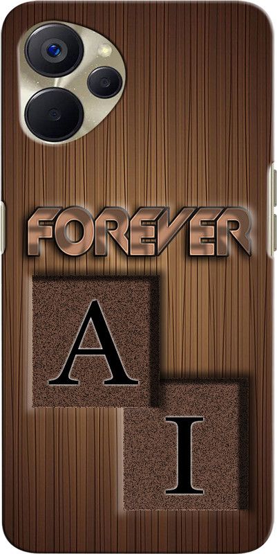 INTELLIZE Back Cover for Realme 9i 5G AI, A LOVE I, I LOVE A, A LETTER, I LETTER, AI NAME  (Multicolor, Hard Case, Pack of: 1)