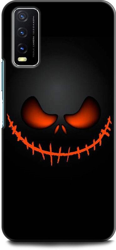 Dronk Back Cover for Vivo Y20, V2029 DAB, SKELETON, BLACK, WHITE, ABSTRACT ART  (Multicolor, Dual Protection, Pack of: 1)