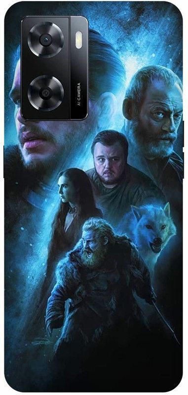 Dimora Back Cover for OPPO A 57e, GAMEOFTHRONES WINTERISHERE WINTERISCOMING OF DUTYBLACKOPS  (Blue, Hard Case, Pack of: 1)