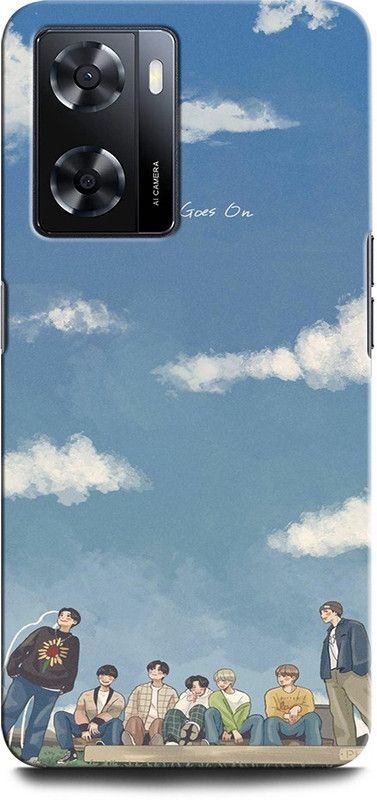 GRAFIQE Back Cover for OPPO A57e BTS, V, JUNGBOOK, JIMIN, JIN, SUGA, RM, J-HOPE  (Multicolor, Shock Proof, Pack of: 1)