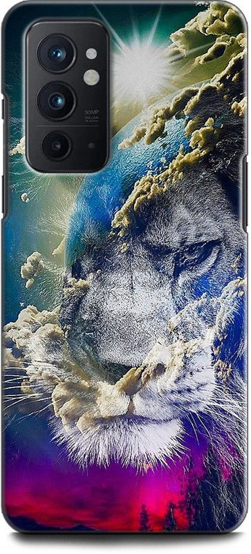 WallCraft Back Cover for OnePlus 9RT 5G LION, GALAXY, SPACE, EARTH, NATURE, COLORFUL  (Multicolor, Dual Protection, Pack of: 1)