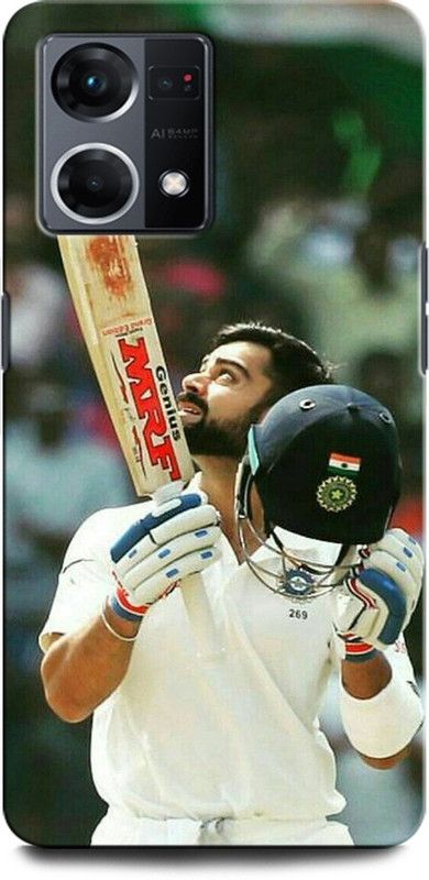 INTELLIZE Back Cover for OPPO Reno7 4G KOHLI, VIRAT KOHLI, CRICKET, INDIAN CRICKET  (Multicolor, Hard Case, Pack of: 1)
