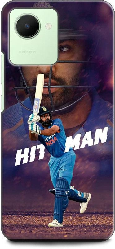 WallCraft Back Cover for Realme Narzo 50i Prime, RMX3506 ROHIT SHARMA, PLAYER, CRICKETER, SPORTS  (Multicolor, Dual Protection, Pack of: 1)