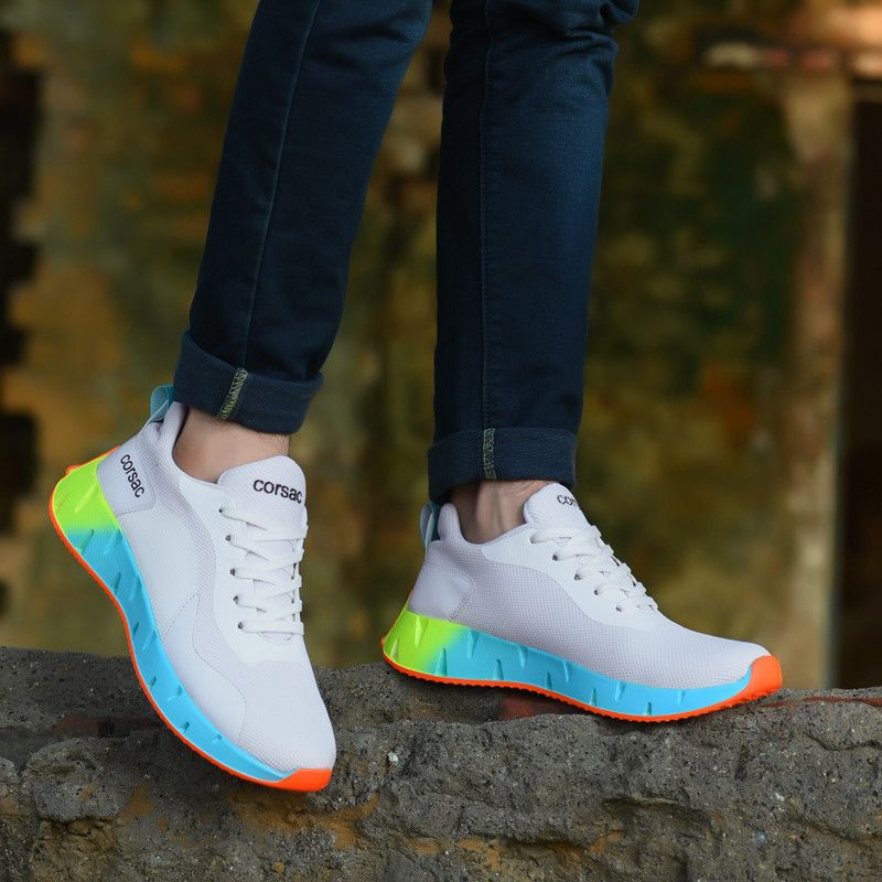 STYLISH MENS WHITE TRENDY SNEAKER FOR MENS Casuals For Men  (White)