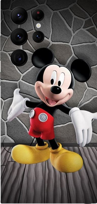 LAMHA Samsung S22 Ultra, samsung s22 ultra Mobile Skin  (Ultra Super Mickey Mouse With High Matte Finish.)