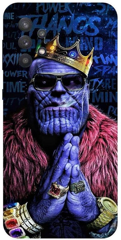 THE NARAYANA COLLECTIONS Back Cover for SAMSUNG GALAXY A32-THANOS,VILLEN,AVENGERS,FUNNY,FUNKY  (Multicolor, Hard Case, Pack of: 1)