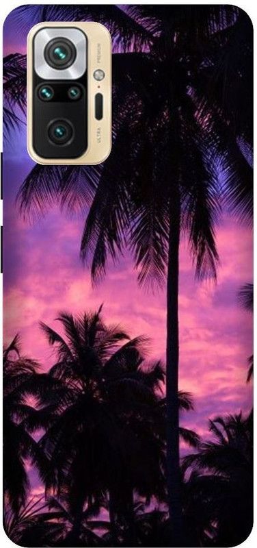 GRAFIQE Back Cover for REDMI Note 10 Pro Max M2101K6I PALM, TREE, NATURE, MORNING VIBES  (Multicolor, Shock Proof, Pack of: 1)