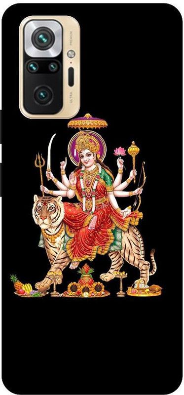 GRAFIQE Back Cover for REDMI Note 10 Pro Max M2101K6I LAXMI MAA, GOD, SHERA MAA, MATA RANI  (Multicolor, Shock Proof, Pack of: 1)