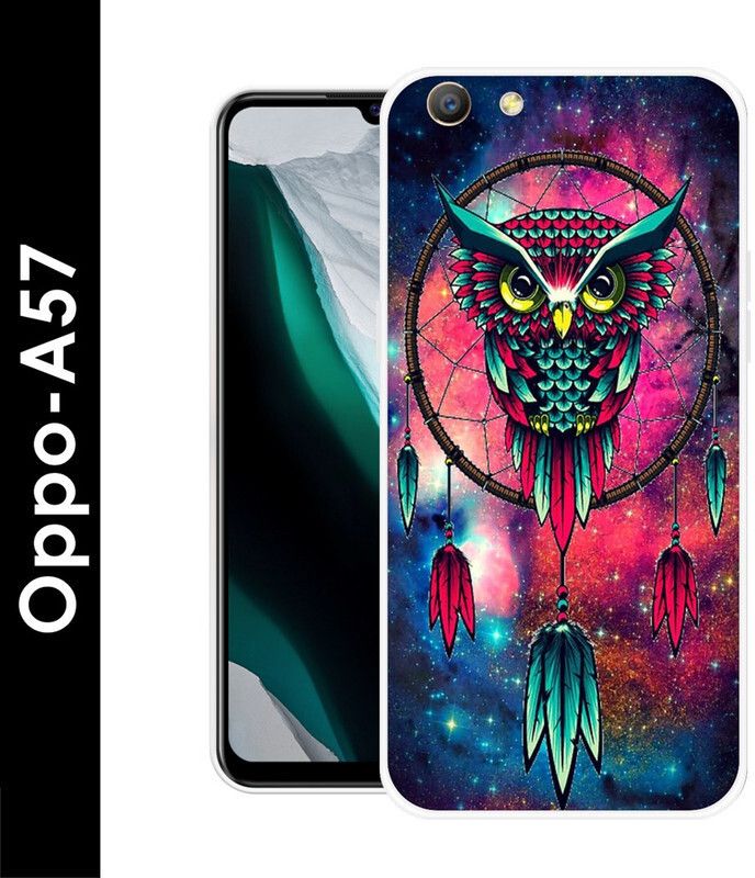 Golden Mask Back Cover for Oppo A57  (Multicolor, Silicon, Pack of: 1)