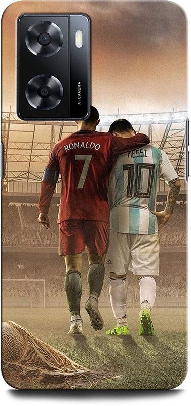 GRAFIQE Back Cover for OPPO A57e CRISTIANO RONALDO, RONALDO 7, CR, 7, FOOTBALL, MESSI  (Multicolor, Shock Proof, Pack of: 1)