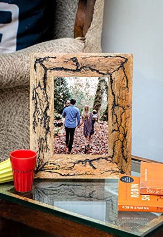 UM Creaciones Wood Personalized, Customized Gift Best Friends Reel Photo Collage gift for Friends, BFF with Frame, Birthday Gift,Anniversary Gift Table  (Brown, 1 Photo(s), NA)