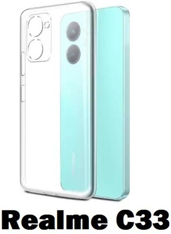 welldesign Bumper Case for Realme C33  (Transparent, Shock Proof, Silicon, Pack of: 1)