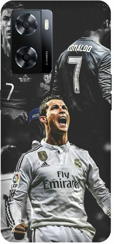 Dimora Back Cover for realme narzo 50 5G, CRISTIANORONALDO CR7 REALMEDRID FOOTBALL JERSEYSPORTS  (White, Hard Case, Pack of: 1)